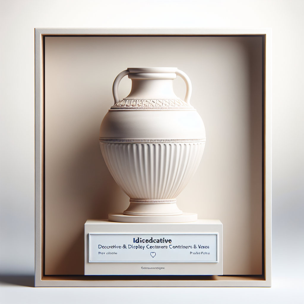 Decorative & Display Containers & Vases