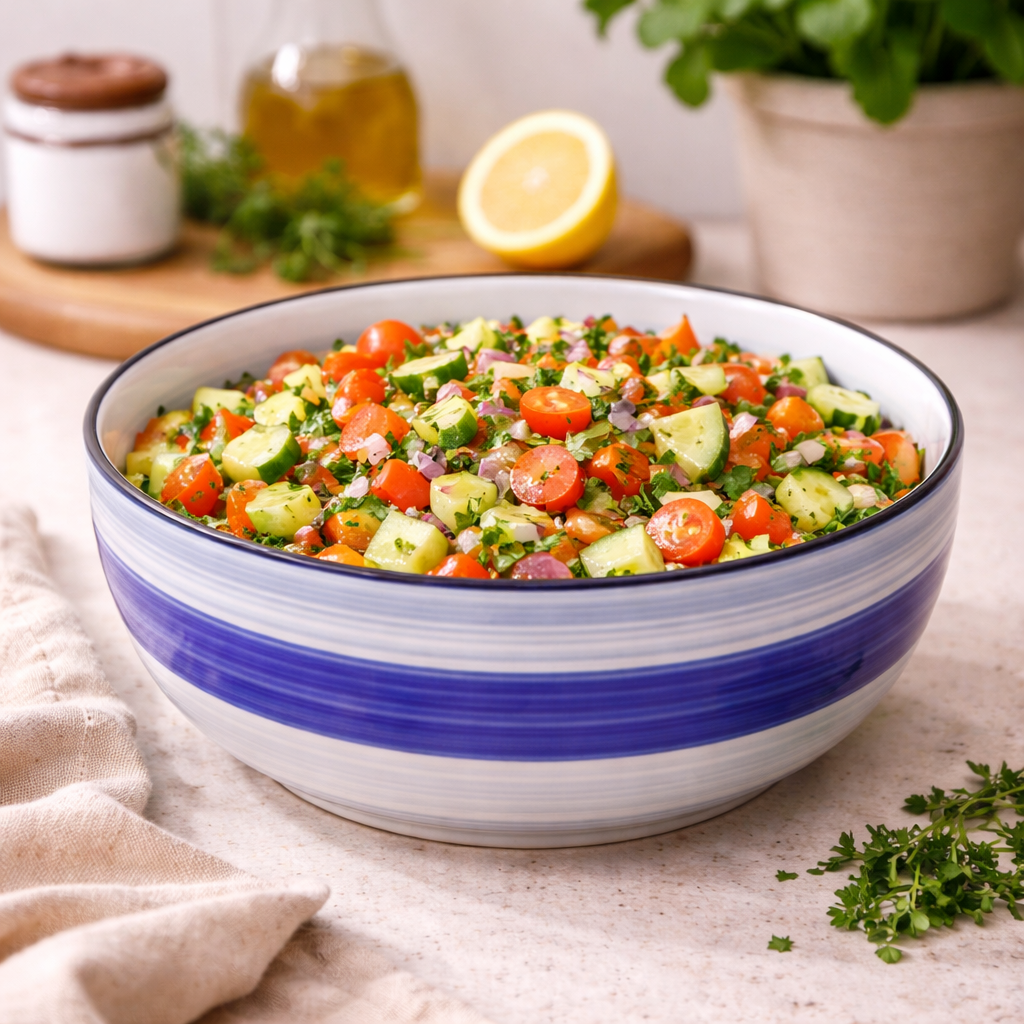 Kunhar Ceramic Mixing Bowl Set – 4 Pieces (1500ml, 800ml, 600ml, 400ml), Monsoon – Durable, Microwave & Dishwasher Safe – Ideal for Mixing, Serving & Storage