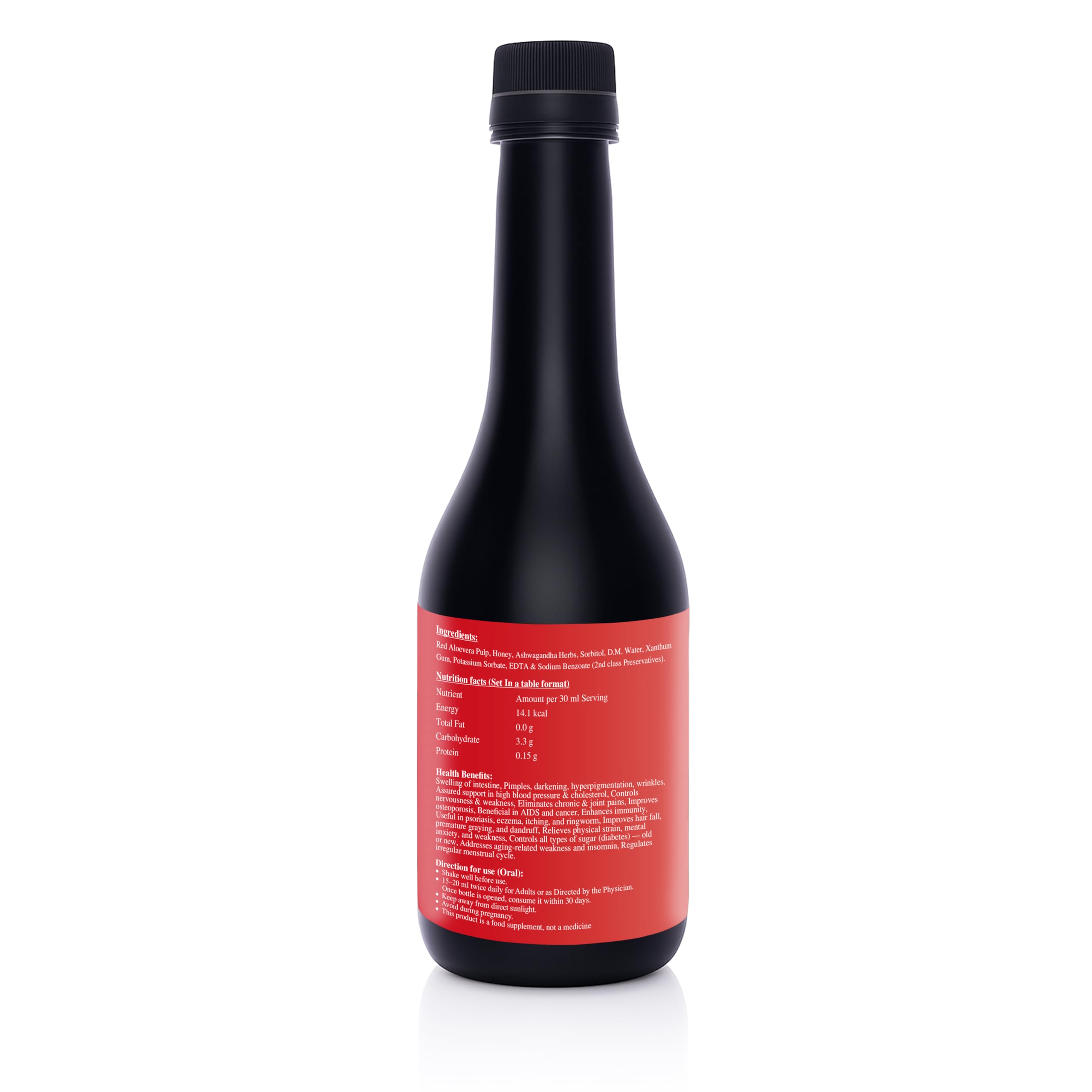 KunhaR Red Aloe Vera Juice – Pure, Natural &amp; Healthy Aloe Vera Drink