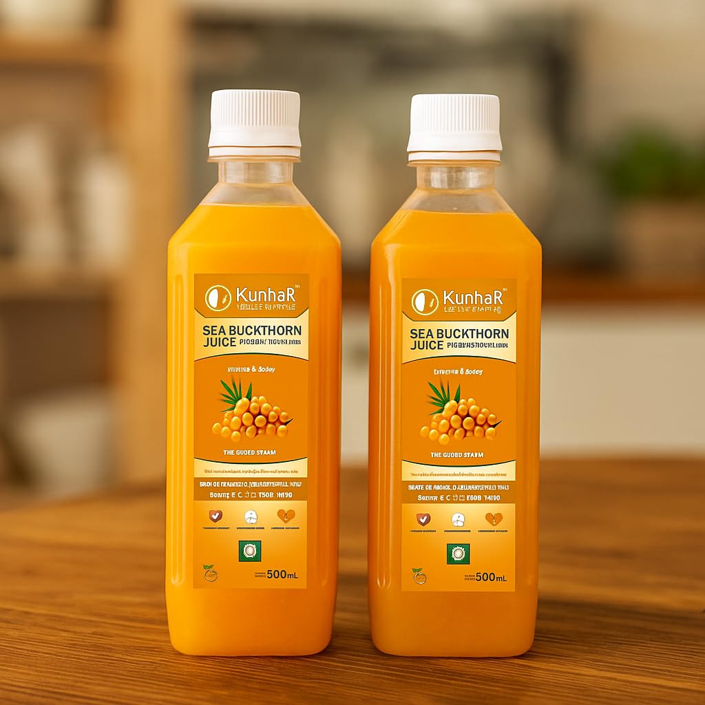 KunhaR Sea Buckthorn Juice – Pure & Potent Herbal Drink for Complete Health