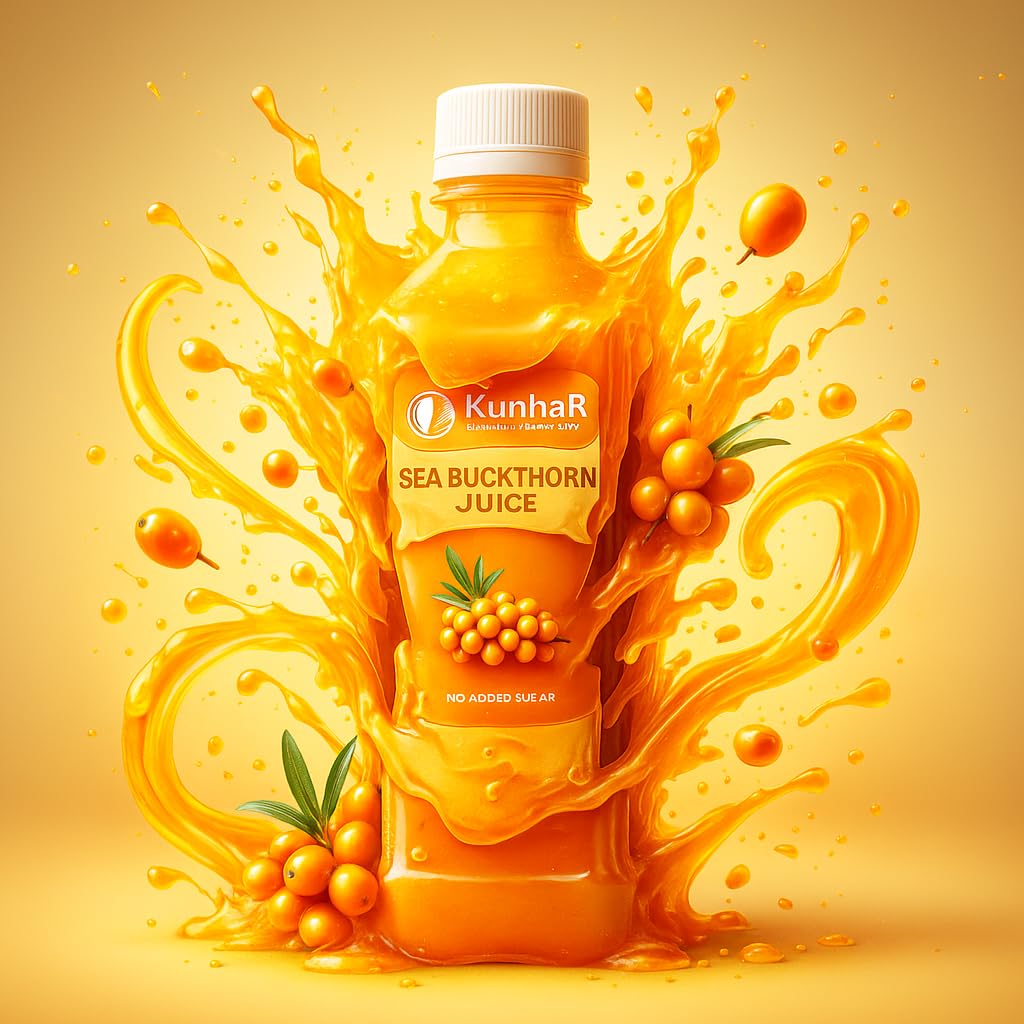 KunhaR Sea Buckthorn Juice – Pure & Potent Herbal Drink for Complete Health