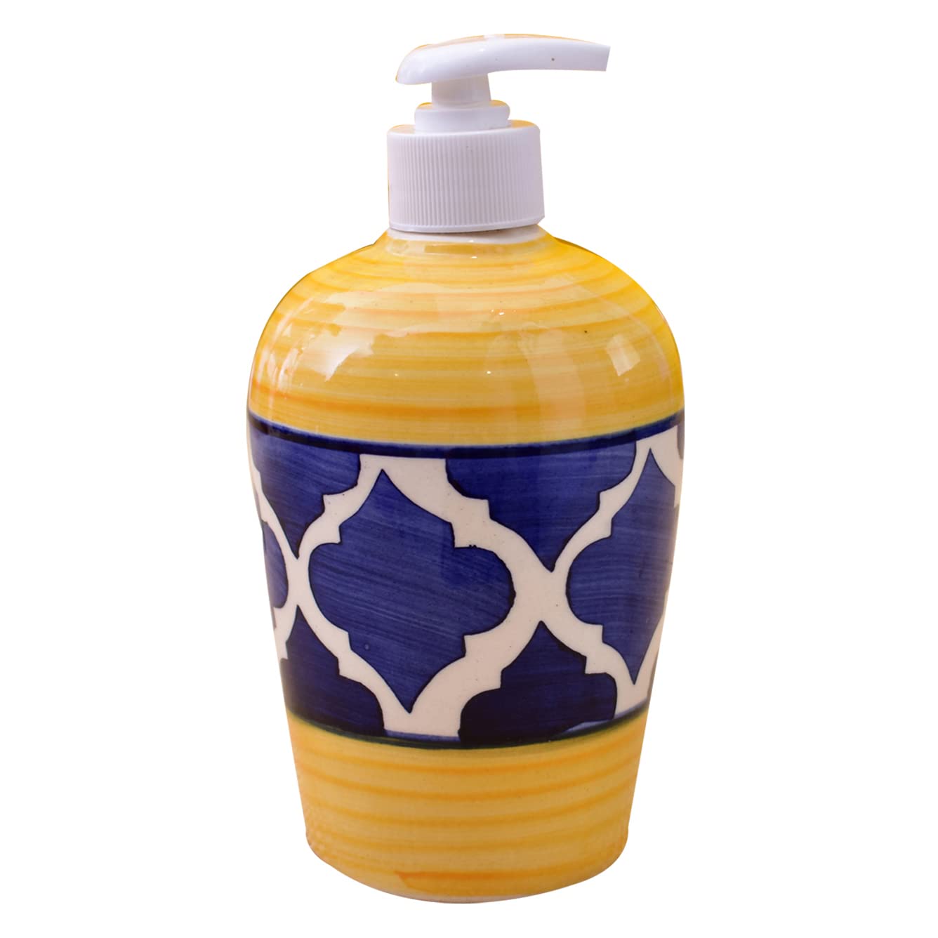 KunhaR Ceramic Liquid Soap Dispenser | Shower Lotion Dispenser | Gel Dispenser | Liquid Shampoo Dispenser