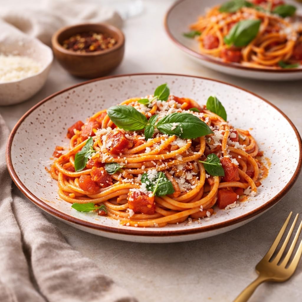 Kunhar Ceramic Dinner Plates 7 Inch Set of 4 | Rustic Ivory Speckled Finish | Premium Glazed Stoneware | Microwave & Dishwasher Safe | Serving Plates for Dinner, Pasta & Salad