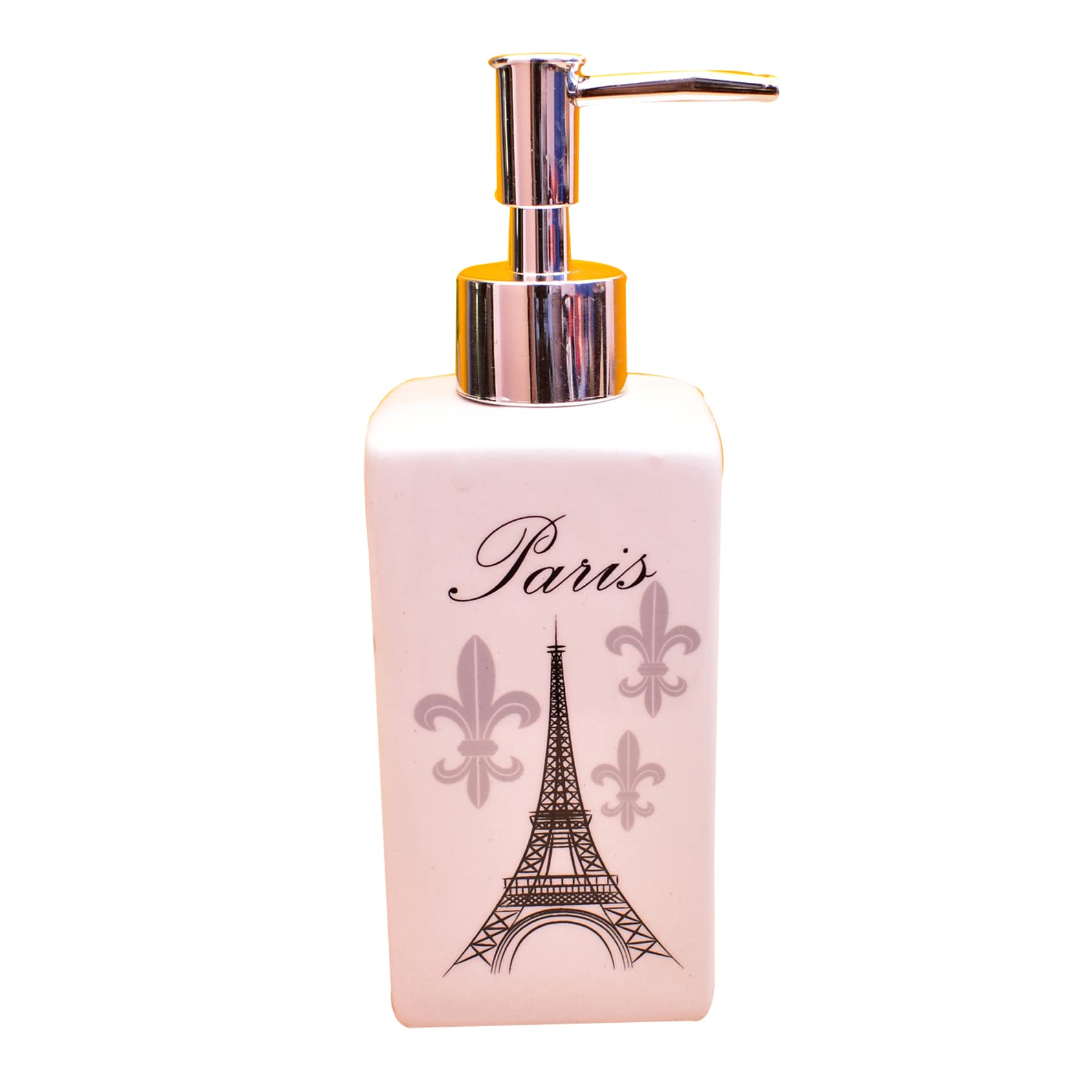 KunhaR Ceramic Liquid Soap Dispenser, 300 Ml, White