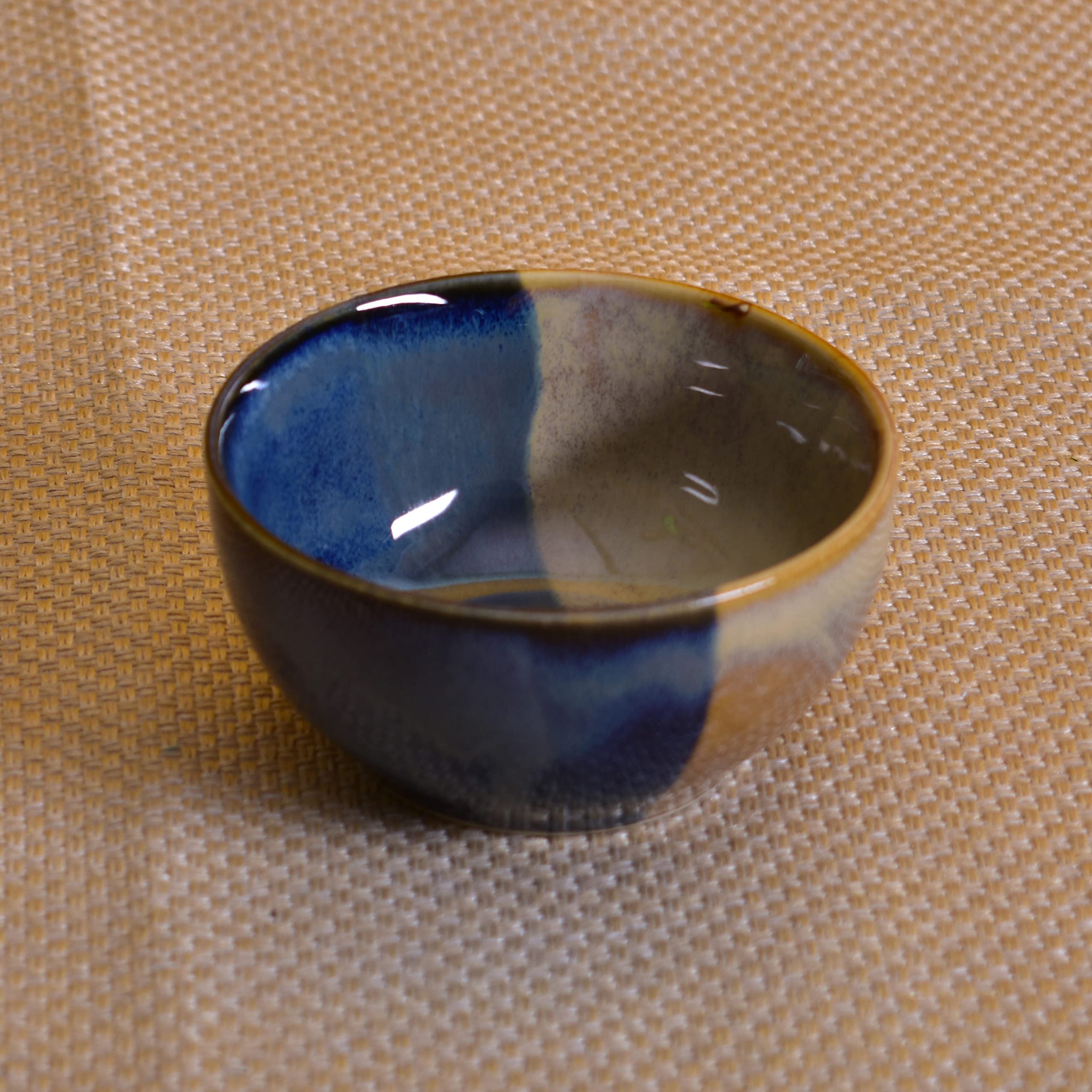 Kunhar Ceramic Bowl - 250 ML, 2 Pieces Pickled Bluewood