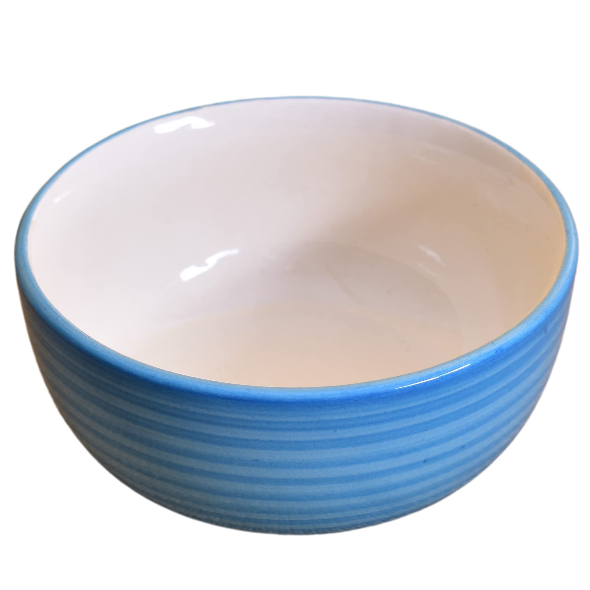 Kunhar Ceramic Bowls - 800 Ml, 1 Piece, Crystal Blue
