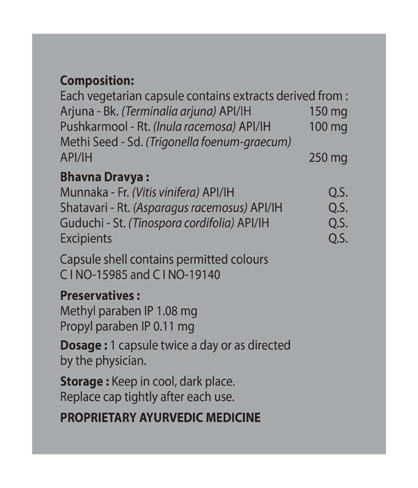 Elements Wellness Well Hart 60 Capsules, Elements Wellness, Well Hart