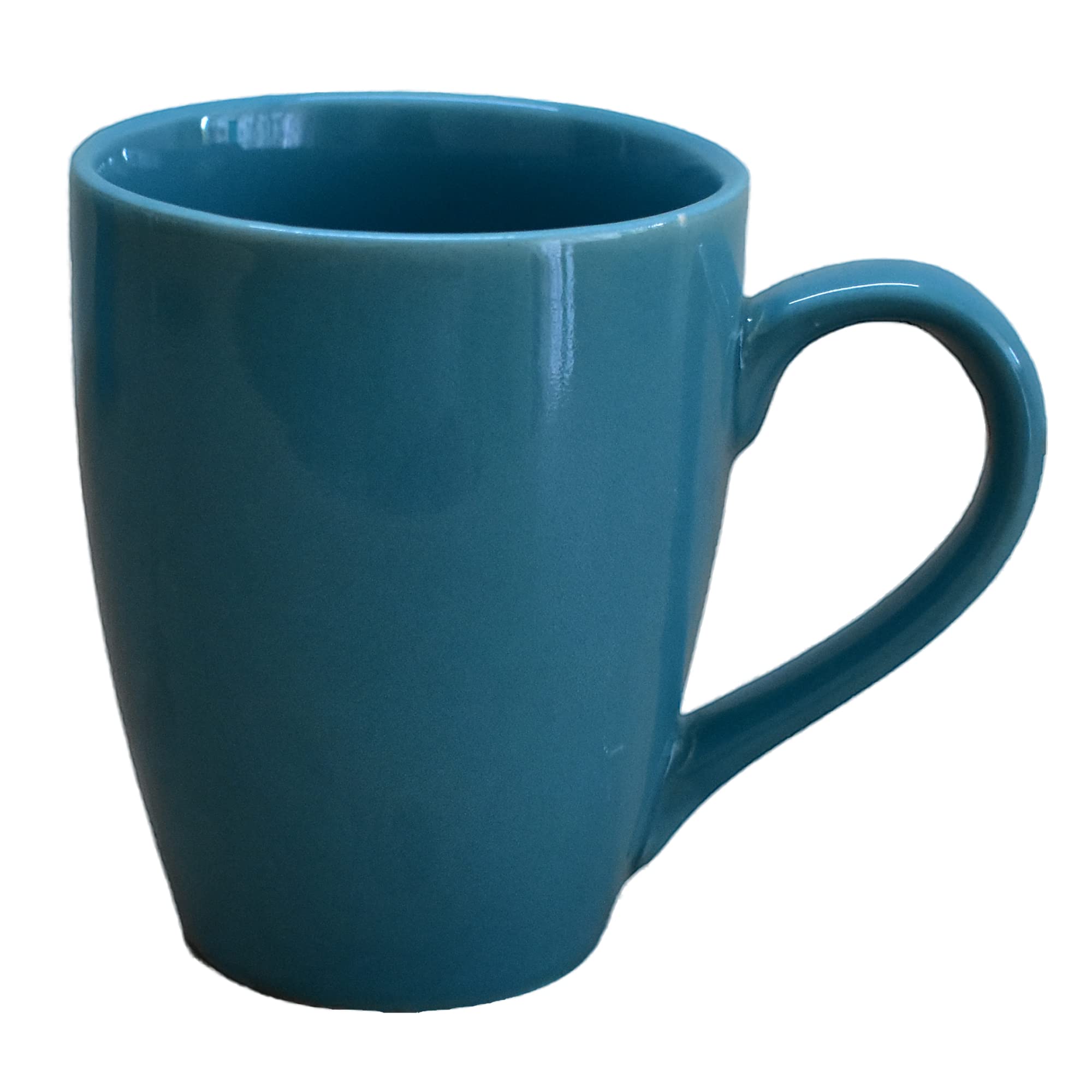 Kunhar Ceramic Coffee Mug, Ceramic Milk Mug - 350 Ml, 2 Pieces, Blue Dianne