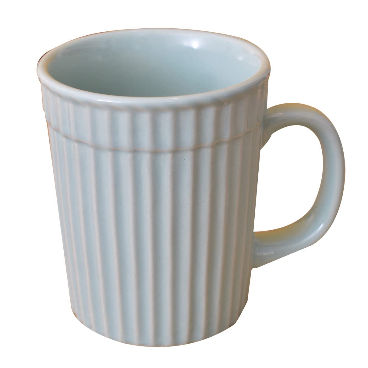 Kunhar Ceramic Coffee Mugs - 2 Piece, Cadet Blue, 290ml