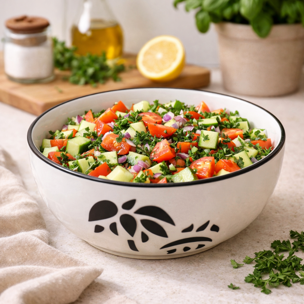 Kunhar Ceramic Mixing Bowl Set – 4 Pieces (1500ml, 800ml, 600ml, 400ml), Coconut White – Durable, Microwave & Dishwasher Safe – Ideal for Mixing, Serving & Storage