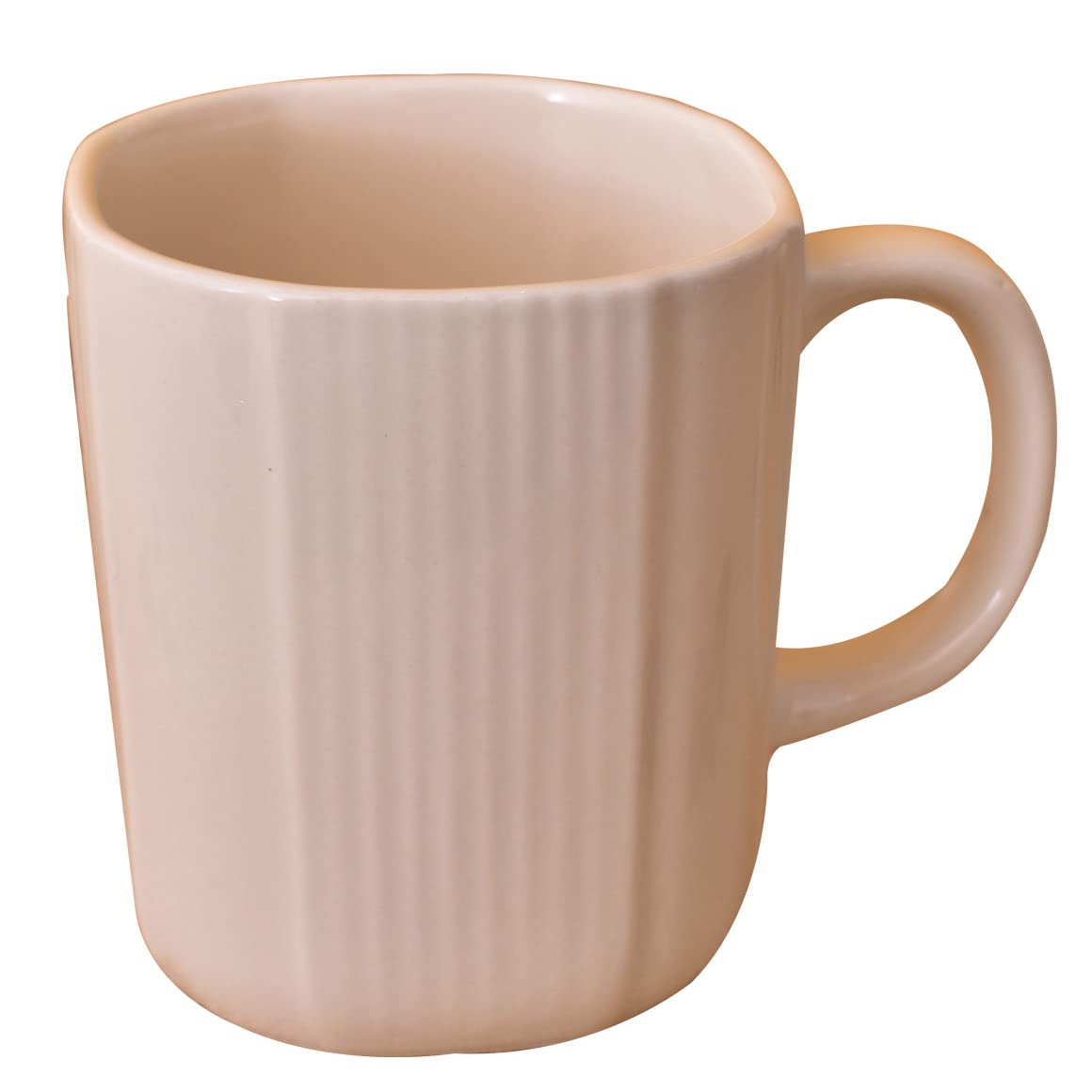 Kunhar Ceramic Coffee Mugs - 2 Piece, Wheat, 300ml
