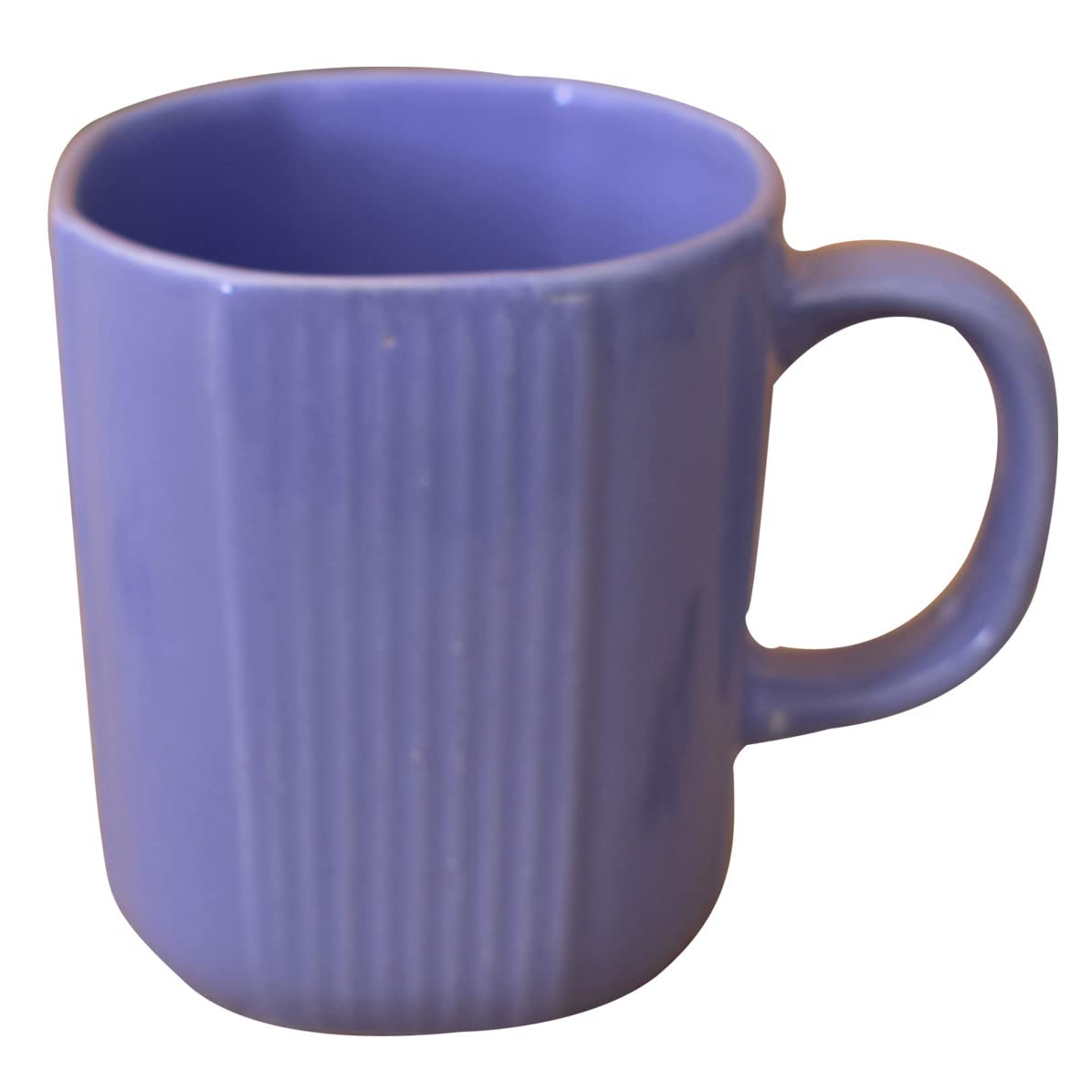 Kunhar Ceramic Coffee Mugs - 1 Piece, Cornflower Blue, 300ml