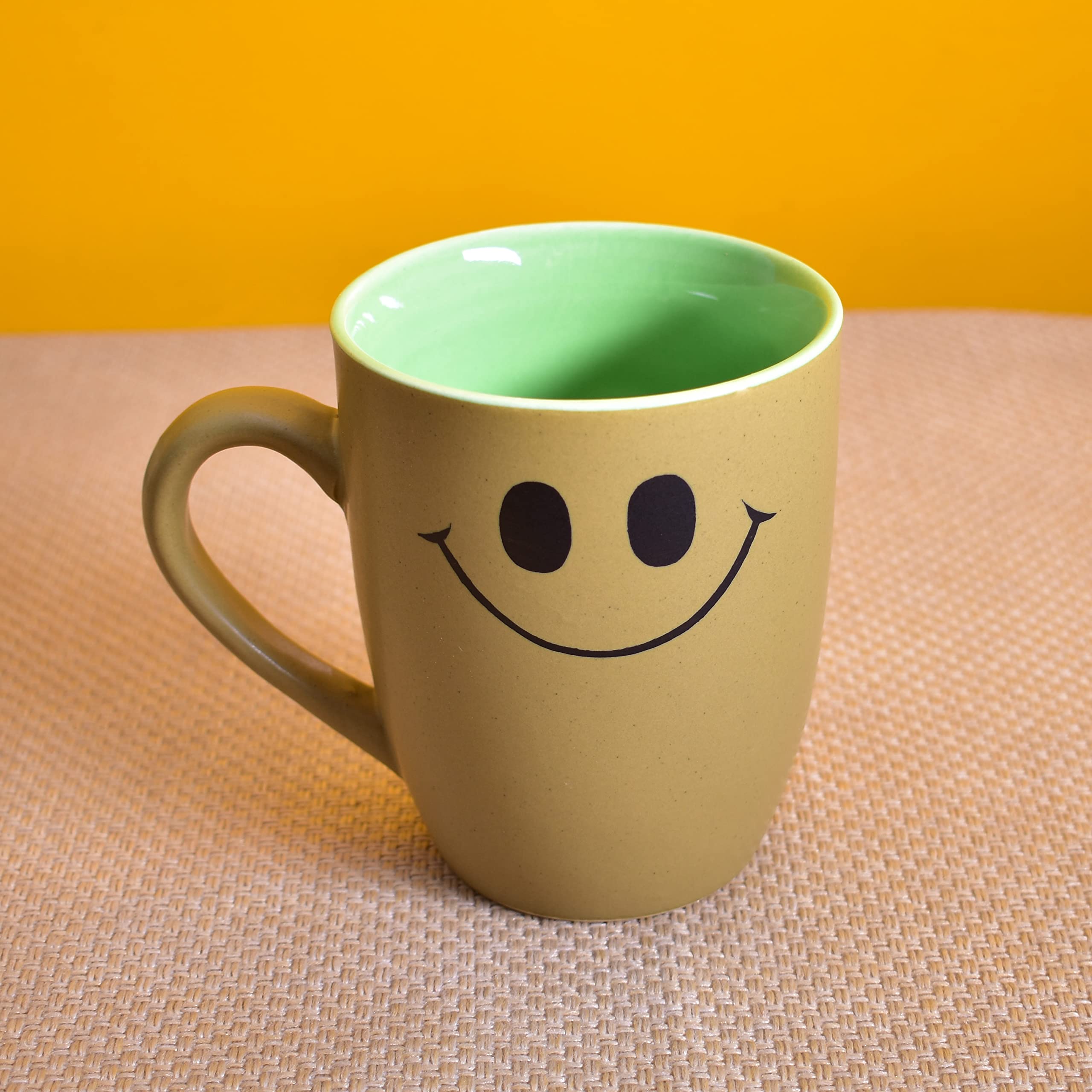 Kunhar Ceramic Milk Mug, Coffee Mug - 2 Pieces, Muddy Waters, 400 ml