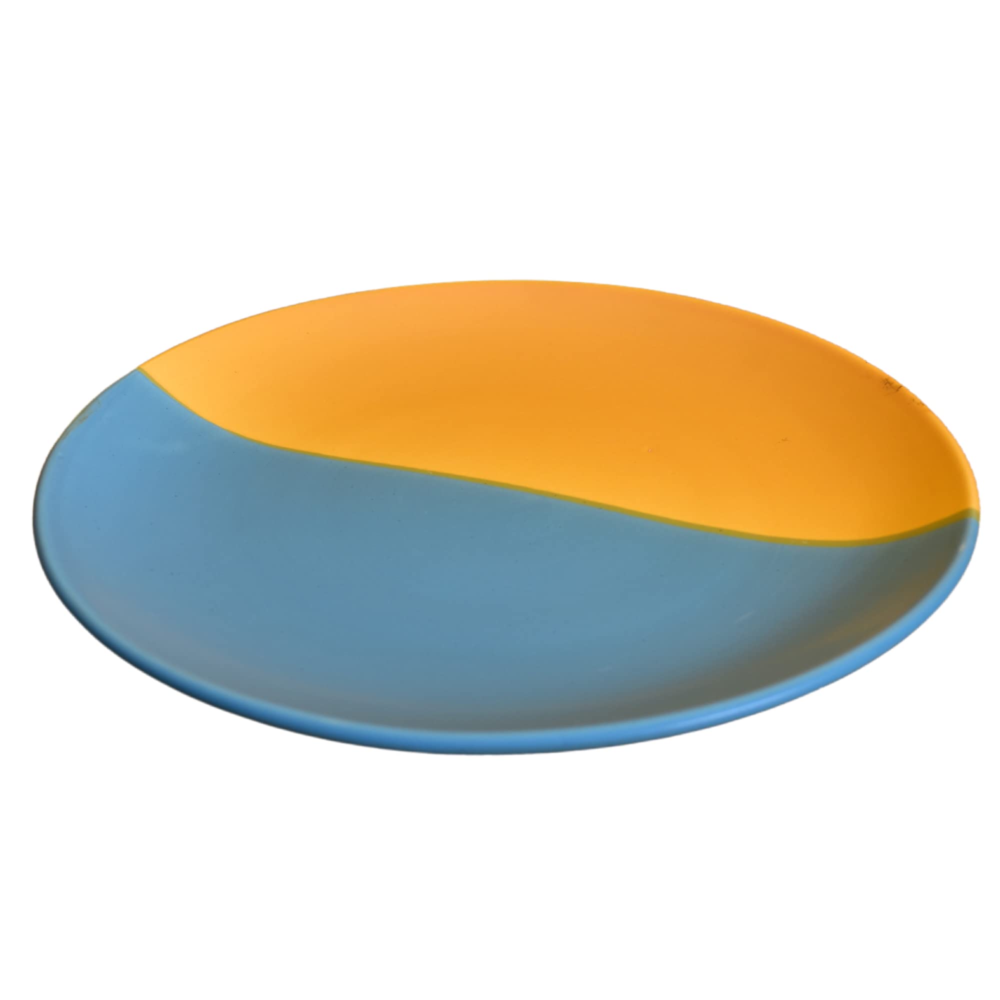 Kunhar Ceramic Plate, 10 Inch, 2 Pieces, Multicolor