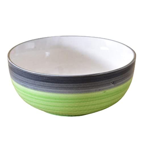 Kunhar Ceramic Serving Bowls (Green Gray, 400 ml) - 2 Pieces