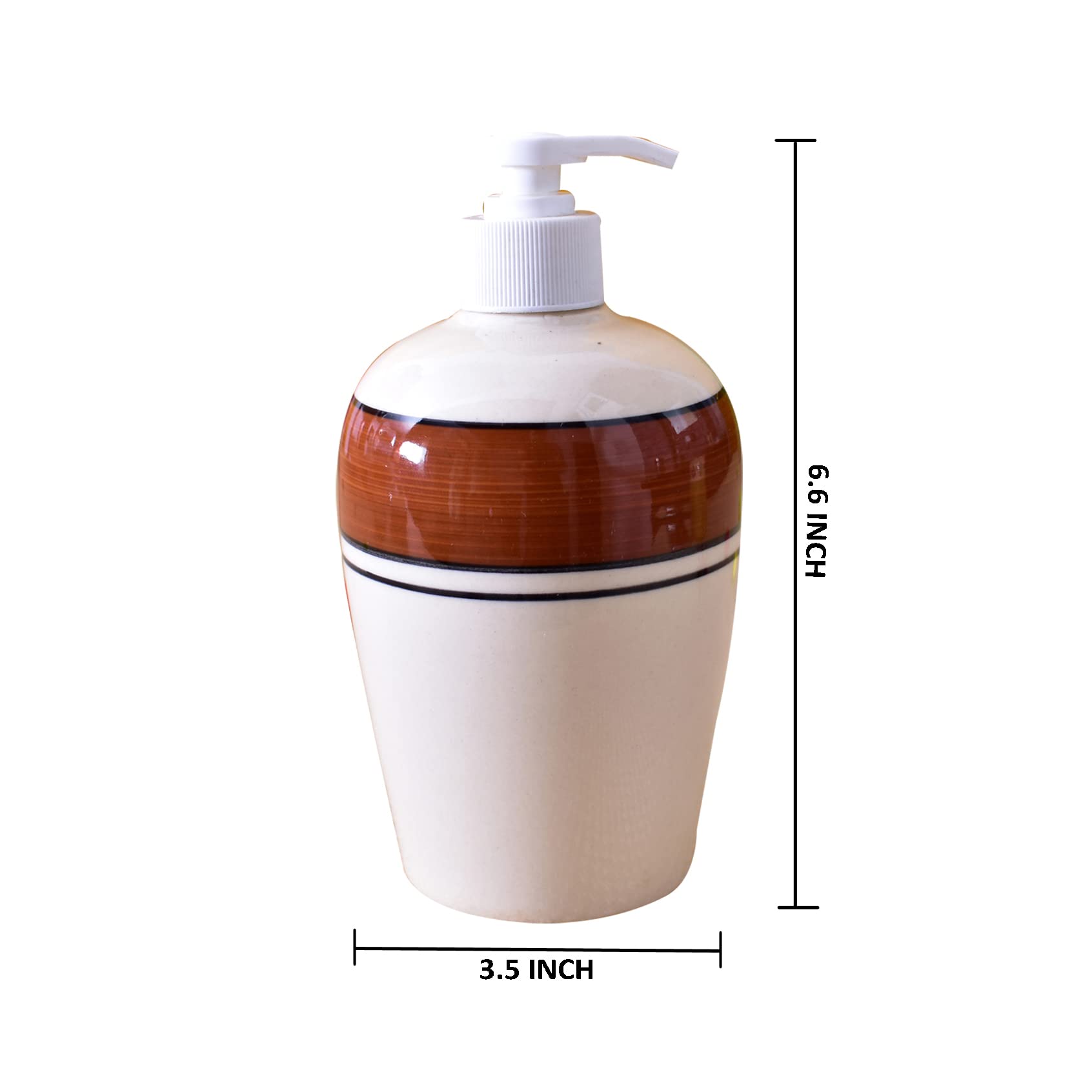 Kunhar Liquid Soap Dispenser, 450 Ml, White Lilac