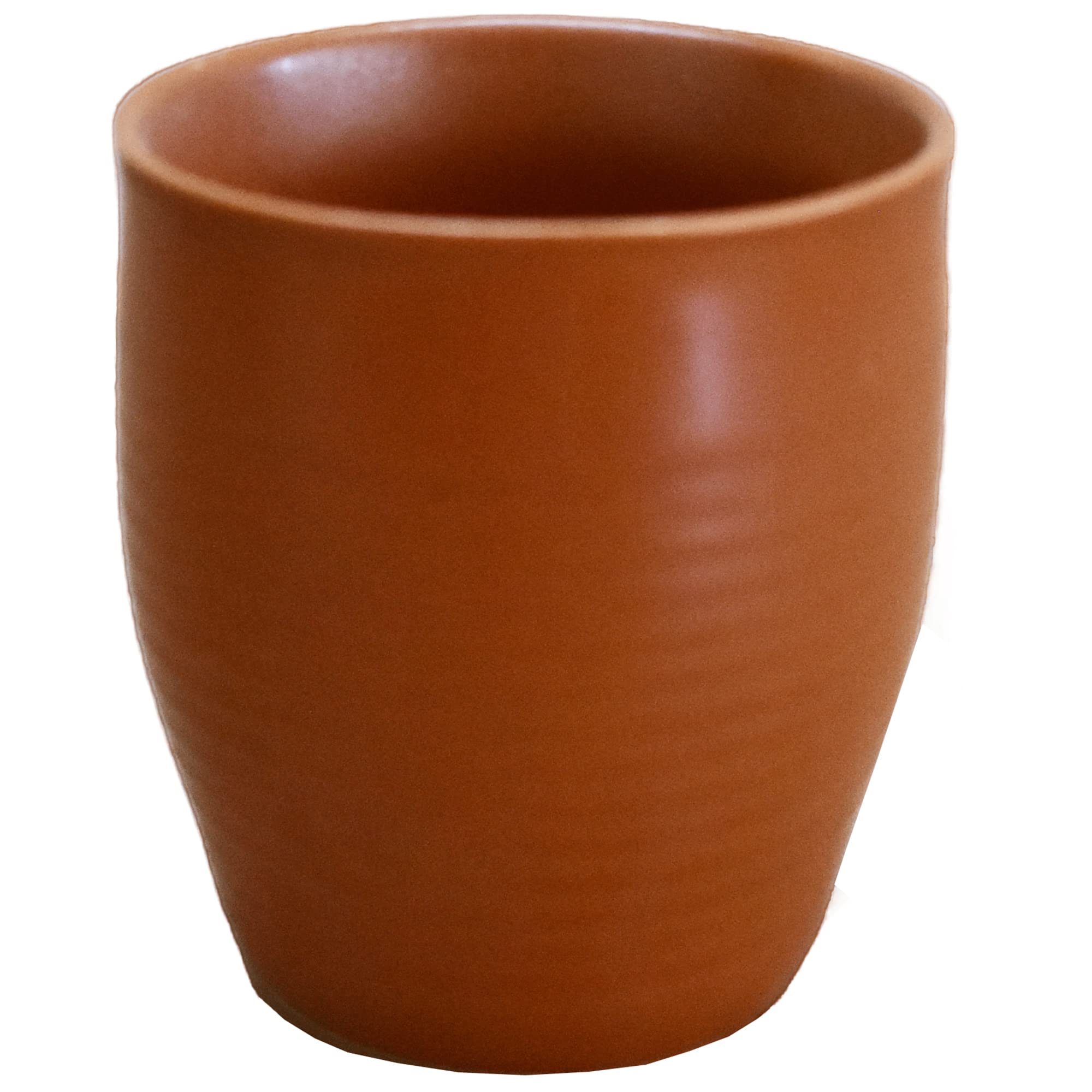 Kunhar Terracotta Clay Kullad Tea Cups Set & Chai Kullads Cup Set - 200 Ml, 4 Pieces, Brown