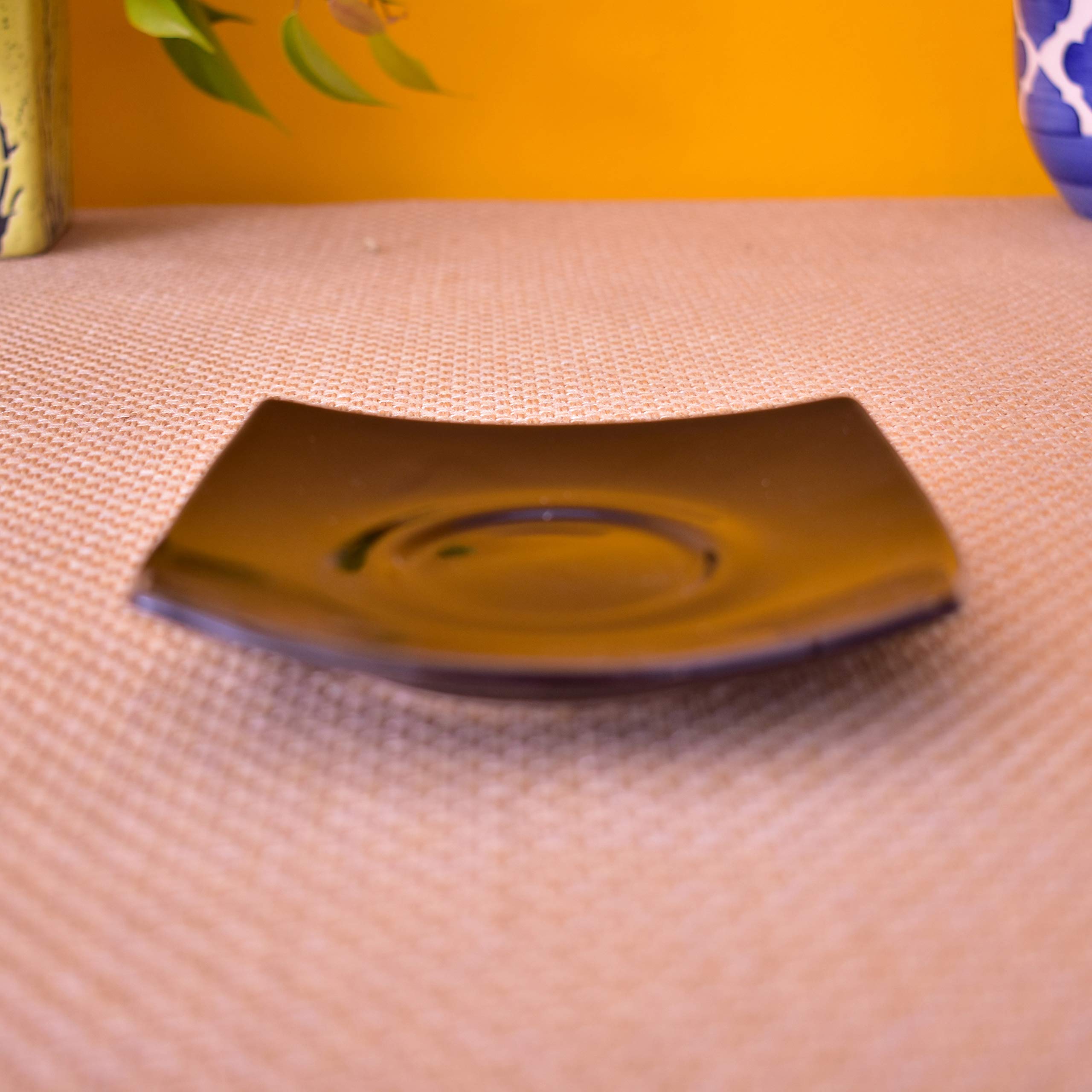 Kunhar Ceramic Tea Cups and Saucers (6 Cups 140 ML and 6 Saucers)