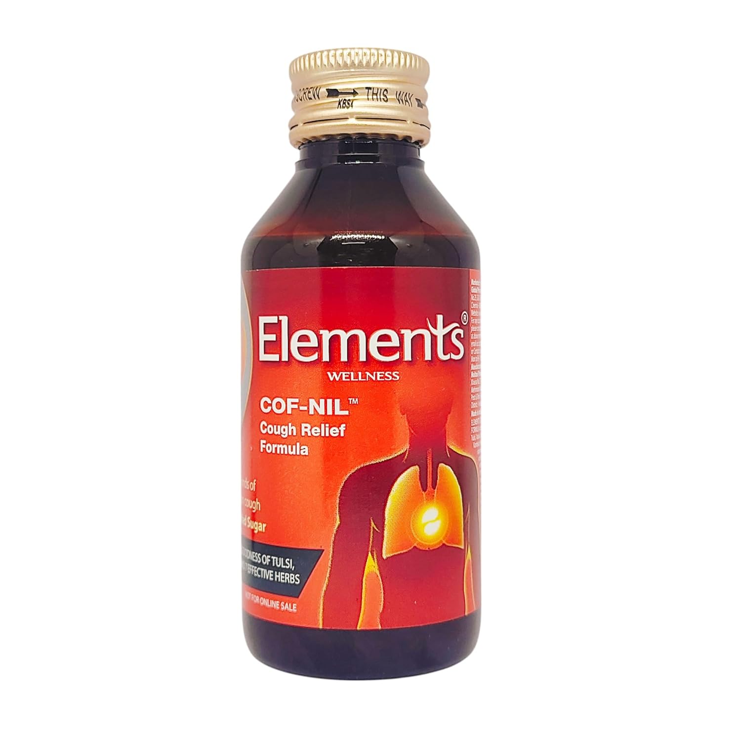 Elements Wellness Cof-Nil 100ml, Elements Wellness, Cof-Nil (Pack Of 2)