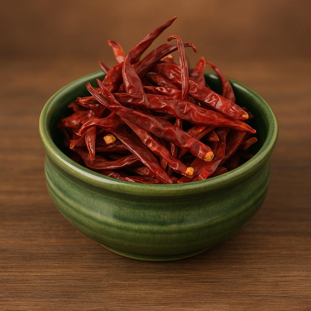 Kunhar Masala Mathaniya Mirch 300g | Rajasthani Whole Dried Red Chillies | Lal Mirch for Authentic Indian Cooking | Naturally Sun-Dried