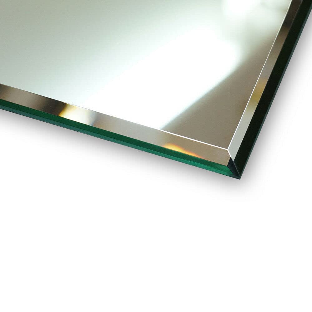 Kunhar Frameless Rectangular Wall Mirror, 12 X 18 Inch, 1 Piece