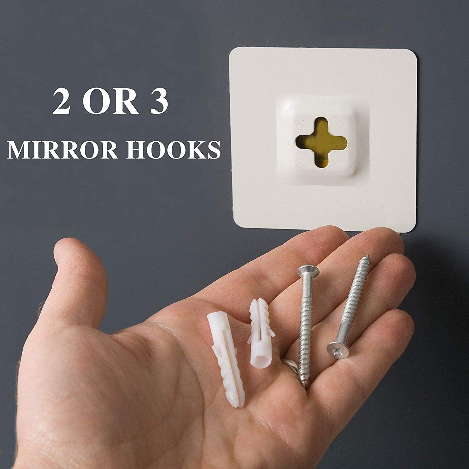 Kunhar Frameless Wall Mirror, 9 X 12 Inch, (3 MM) Square, Unframed, Silver